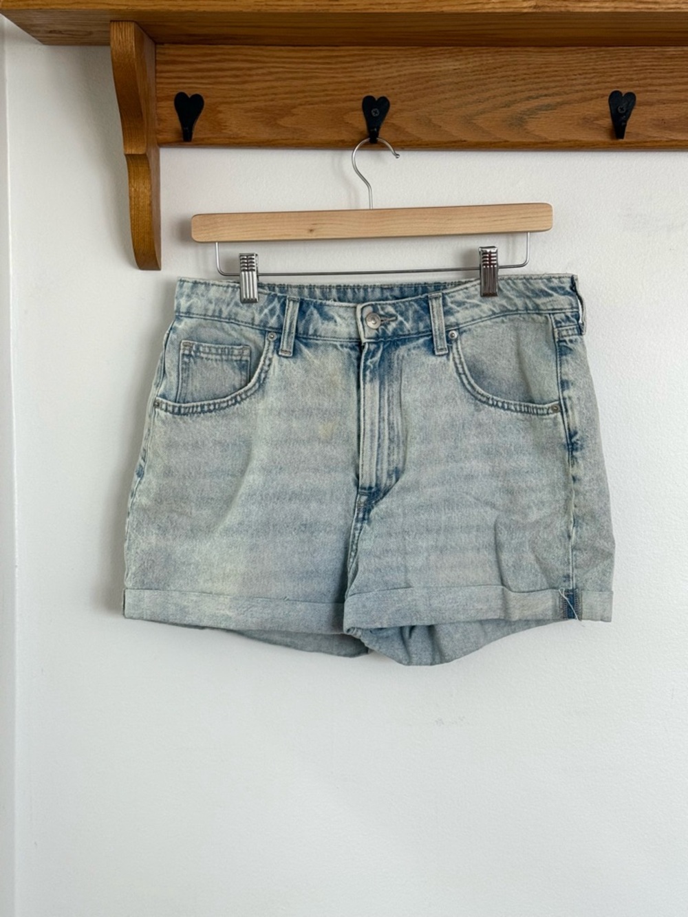 H&M Light Blue Denim Shorts